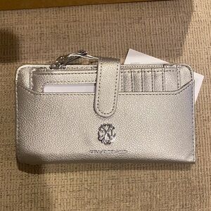 Silver Textured Wallet